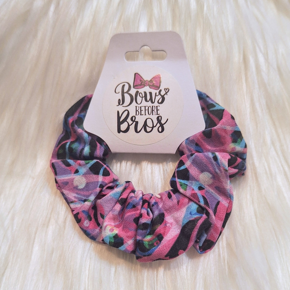 Pink and Blue Scrunchie